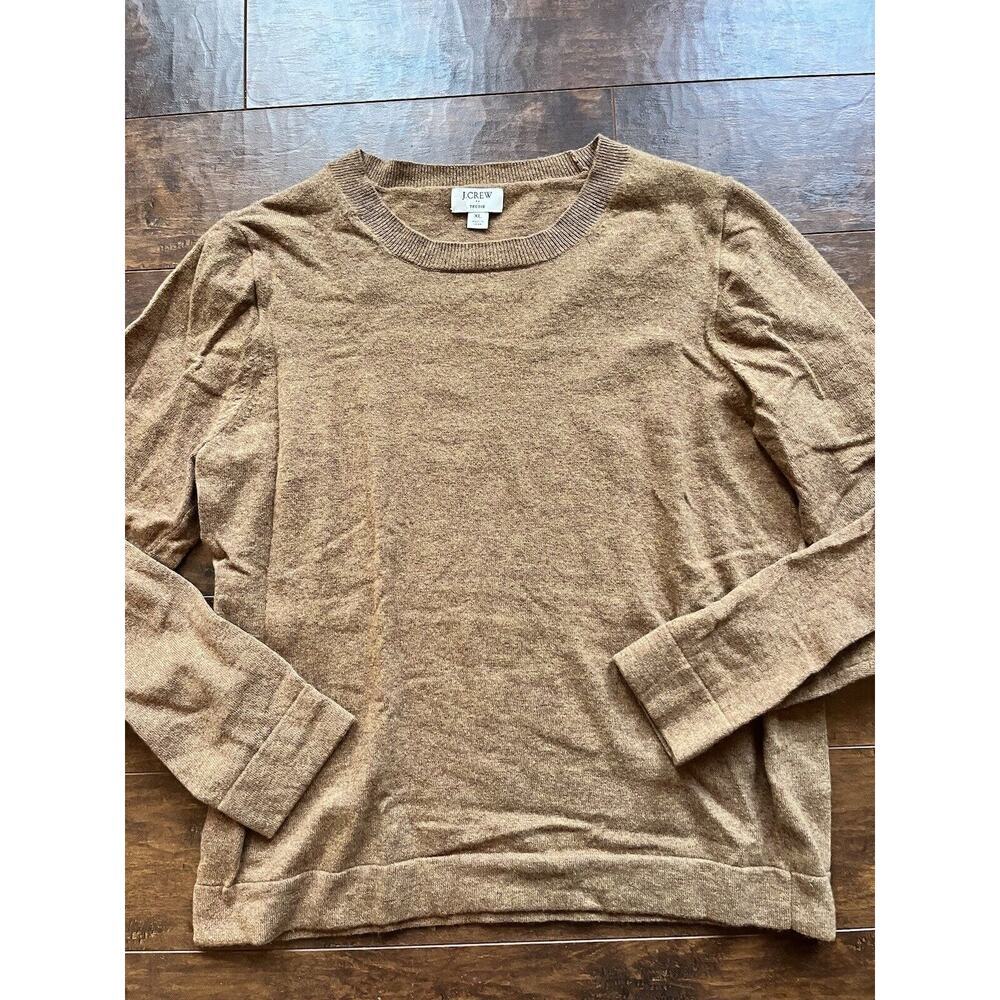 J. Crew Factory Women's Crew Neck Sweater - Brown